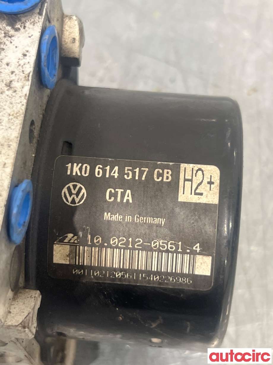 ABS sentral til Škoda Octavia 2009-2013 (Type II, Fase 2)  (SKODA|1K0614517CB|100212-05614|1K0907379AT)