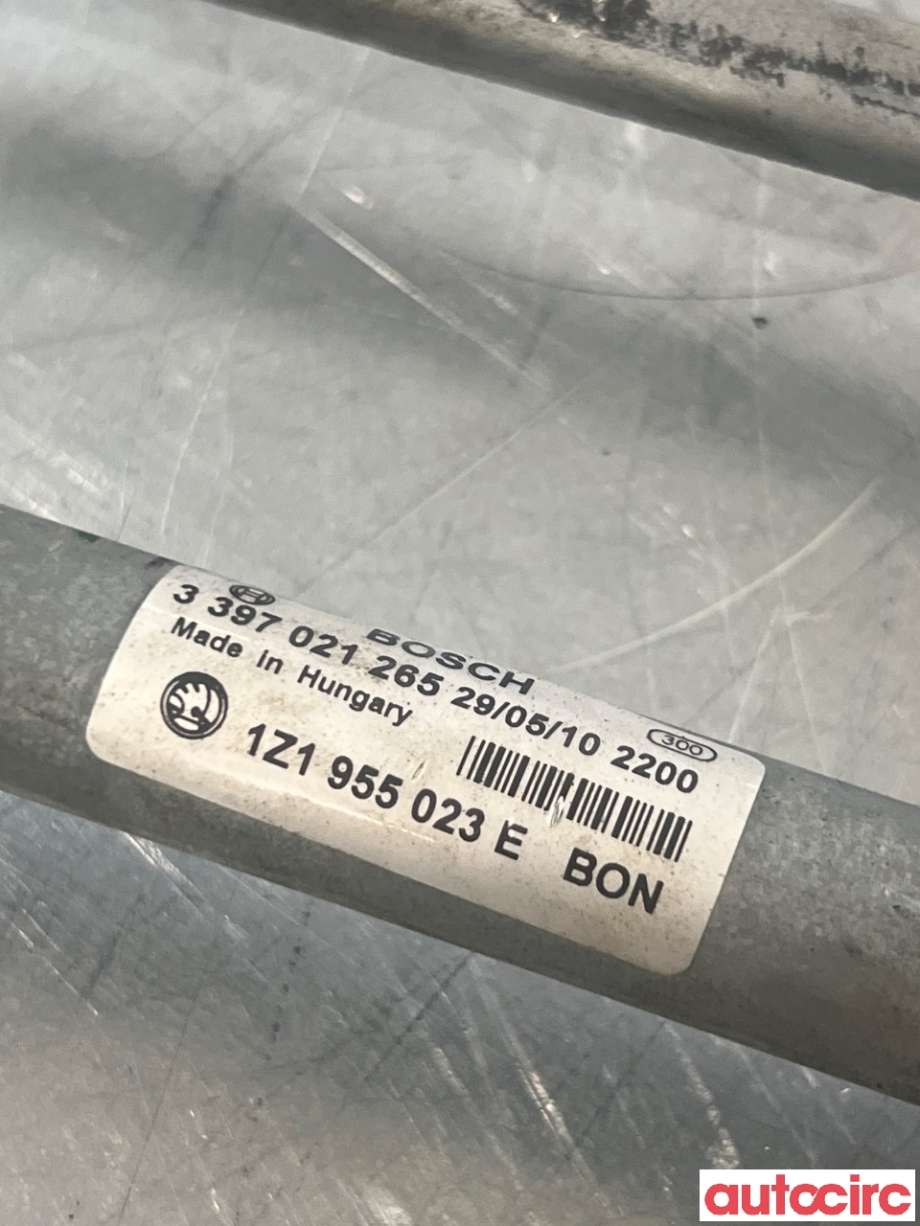 Viskermotor frontrute til Škoda Octavia 2009-2013 (Type II, Fase 2)  (SKODA|1Z1955119D|1397220580|1Z1955023E)