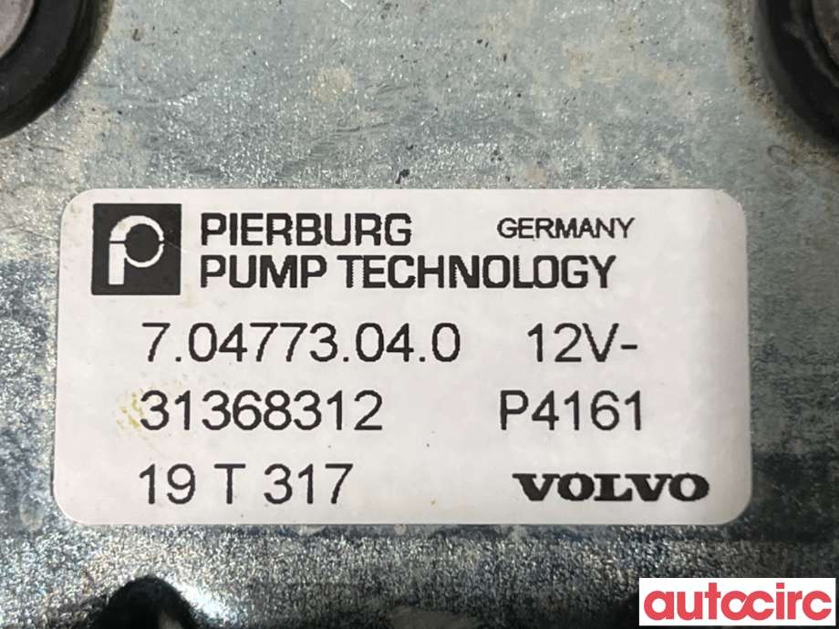 Sirkulasjonspumpe til Volvo XC60 2017-->> (Type II)  (VOLVO|31368312|704773040)