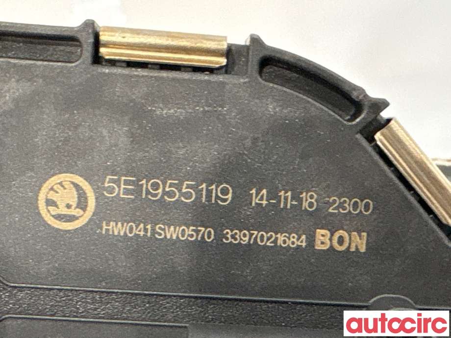 Viskermotor frontrute til Škoda Octavia 2013-2016 (Type III, Fase 1)  (SKODA|5E1955023A||5E1955023B)