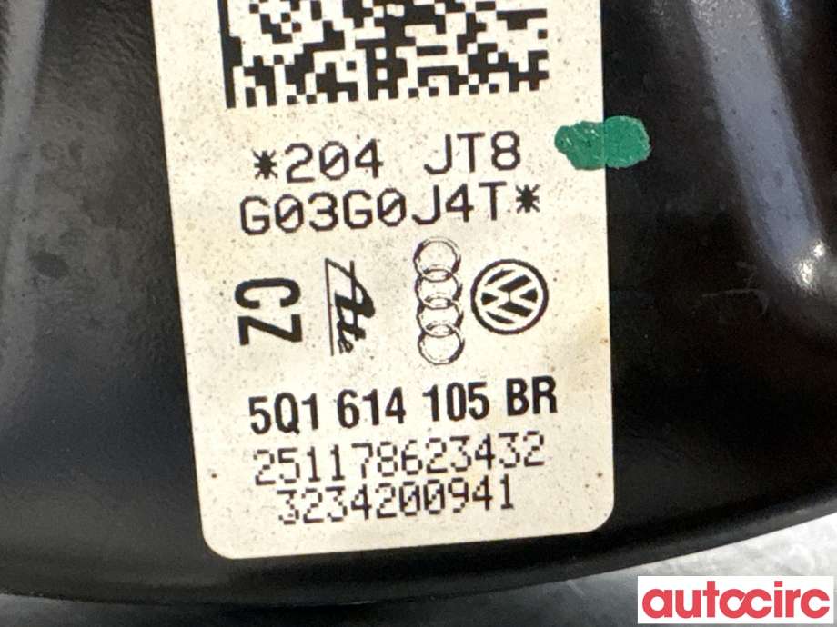 Bremsekraft-forsterker til Škoda Octavia 2013-2016 (Type III, Fase 1)  (SKODA|8V1612107||5Q1614106M)