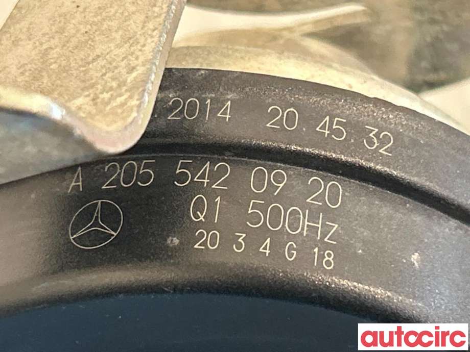 Horn/signalhorn til Mercedes C-Klasse 2014-2018 (Fase 1) (W205) (W205) (MERCEDES|A2055420920|)