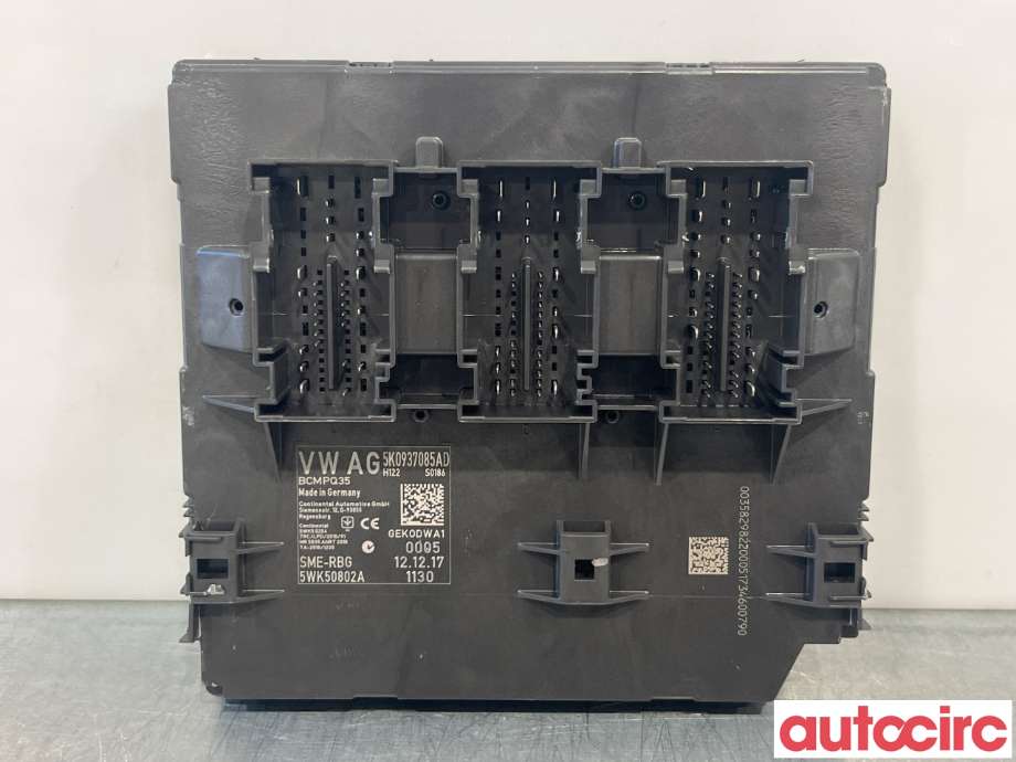 Styreenhet comfort (BCM) til VW Caddy, 2015-2020 (Type III, Fase 3)  (VOLKSWAGEN|5K0937087AK)