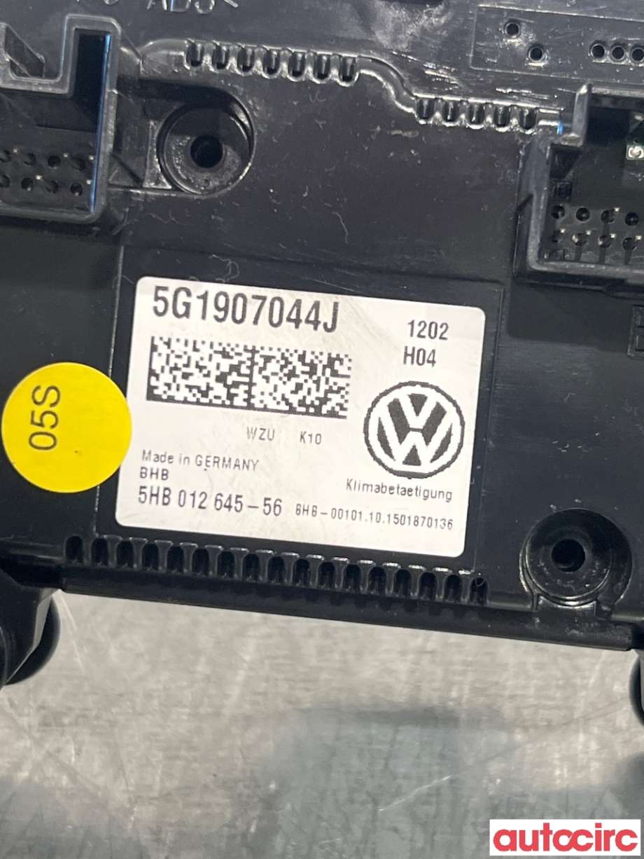 Varmeapparat betjening til VW Passat 2015-2019 (Fase 1) (B8) (B8) (VOLKSWAGEN|5G0907044EC||5G0907044J)