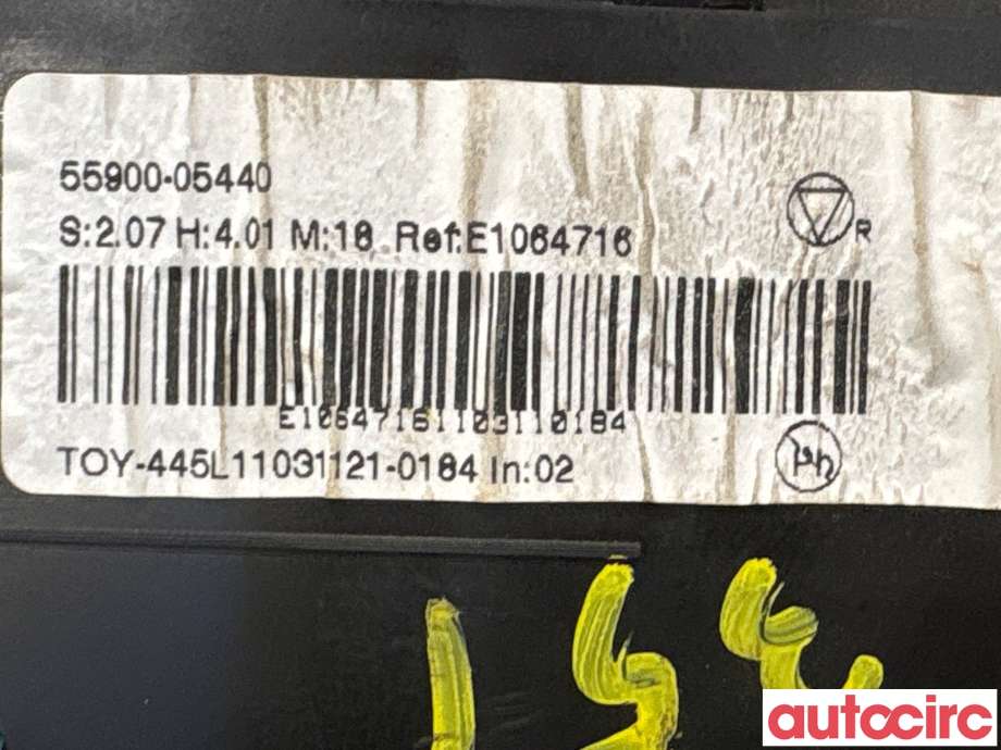 Varmeapparat betjening til Toyota Avensis 2009-2015 (Type III, Fase 1) (TOYOTA|5590005440||55900-05440)