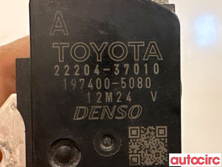 Luftmengde/luftmassemåler til Toyota Avensis 2009-2015 (Type III, Fase 1)  (TOYOTA|2220437010|197400-5080|2220428010)