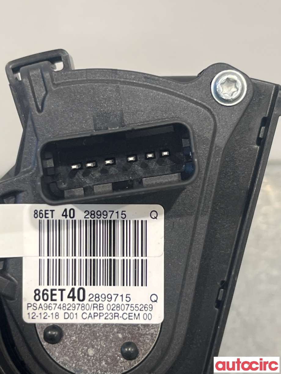 Pedal gass til Peugeot Partner 2019-->> (Type III) (PEUGEOT|9674829780|)