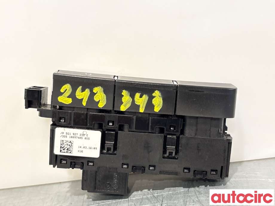 Bryter diverse til VW e-Golf 2014-2017 (Fase 1)  (VOLKSWAGEN|5G1927238E|)