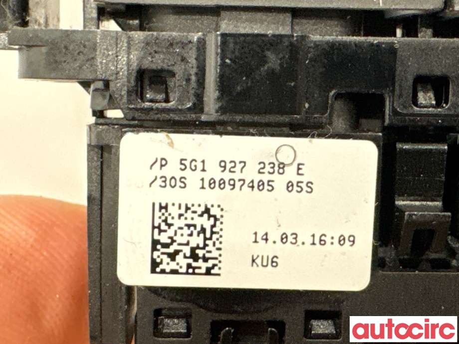 Bryter diverse til VW e-Golf 2014-2017 (Fase 1)  (VOLKSWAGEN|5G1927238E|)