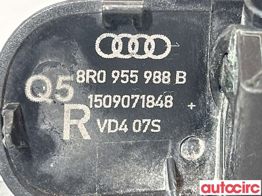 Lyktespylerdyse til Audi Q5 2012-2017 (Type I, Fase 2)  (AUDI|8R0955988B|)
