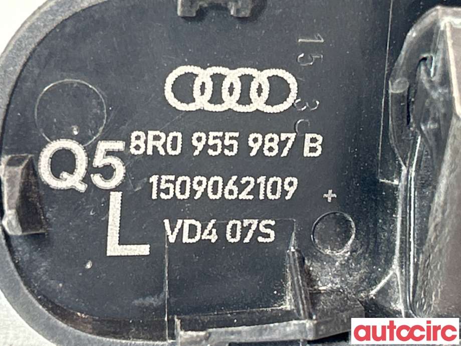 Lyktespylerdyse til Audi Q5 2012-2017 (Type I, Fase 2)  (AUDI|8R0955987B|)