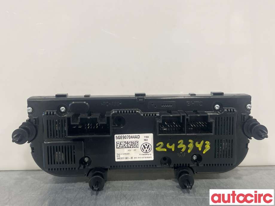 Varmeapparat betjening til VW e-Golf 2014-2017 (Fase 1)  (VOLKSWAGEN|5GE907044AD|)