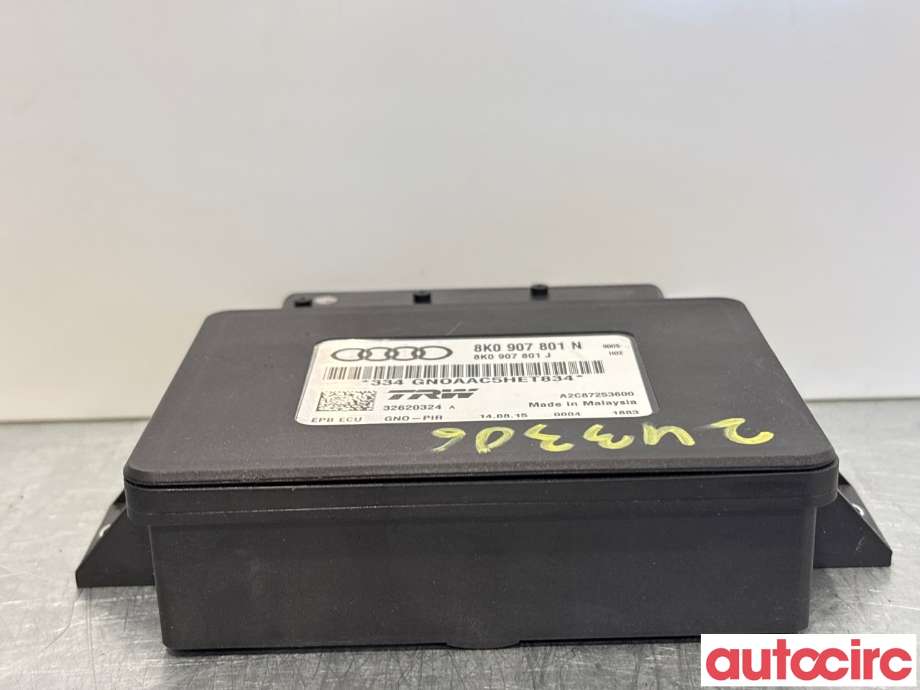 Styreenhet elektrisk parkbrems (EPB - Electric Parking Brake) til Audi Q5 2012-2017 (Type I, Fase 2)  (AUDI|8K0907801P|A2C87253600|8K0907801N)