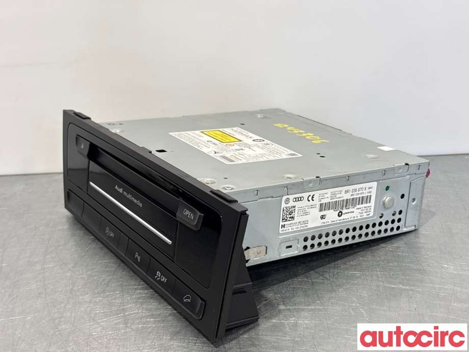 Bilstereo navigasjon til Audi Q5 2012-2017 (Type I, Fase 2)  (AUDI|8R1035670K|MMI3G)