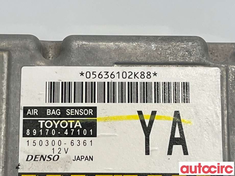 Airbag elektronikk til Toyota Prius +7 2012-2020 (Type III) (stasjonsvogn) (stasjonsvogn) (TOYOTA|89170-47101)