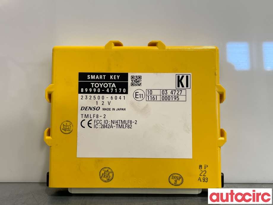 Styreenhet nøkkelfri/keyless til Toyota Prius +7, 2012-2020 (Type III) (stasjonsvogn) (stasjonsvogn) (TOYOTA|8999047170)