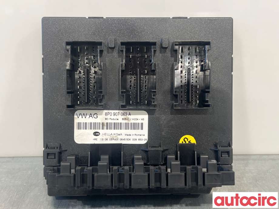 Styreenhet comfort (BCM) til Audi A3, 2009-2012 (Type II, Fase 2) (AUDI|8P0907063N)