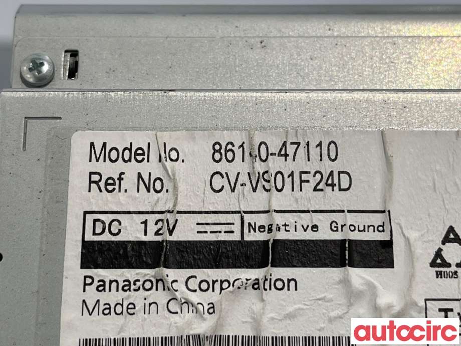 Bilstereo til Toyota Prius +7 2012-2020 (Type III) (stasjonsvogn) (stasjonsvogn) (TOYOTA|8614047110)