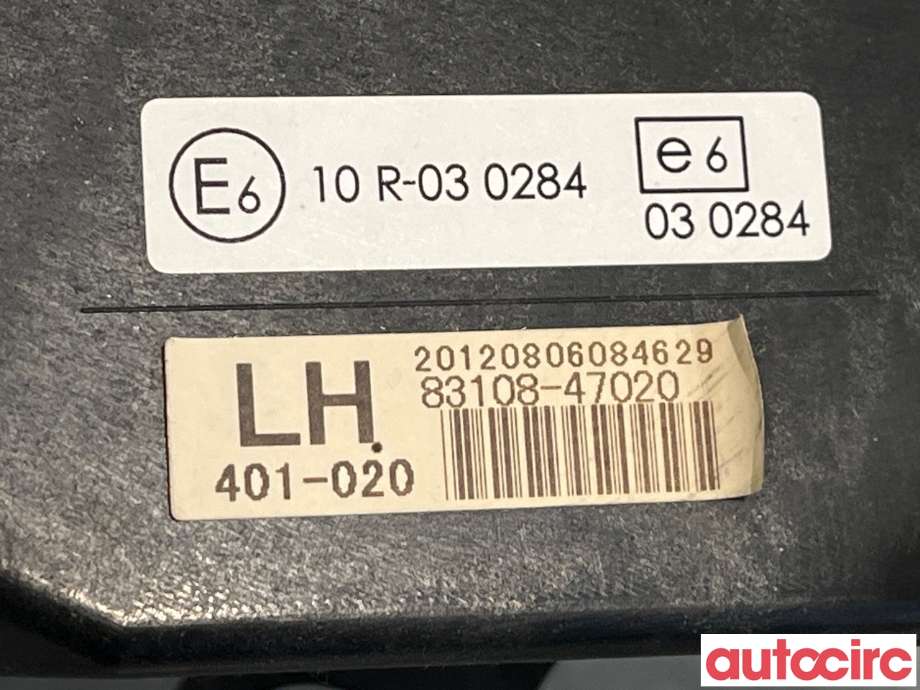 Multimedia display (MCU - Media Controller Unit) til Toyota Prius +7 2012-2020 (Type III) (stasjonsvogn) (stasjonsvogn) (TOYOTA|8316847020)