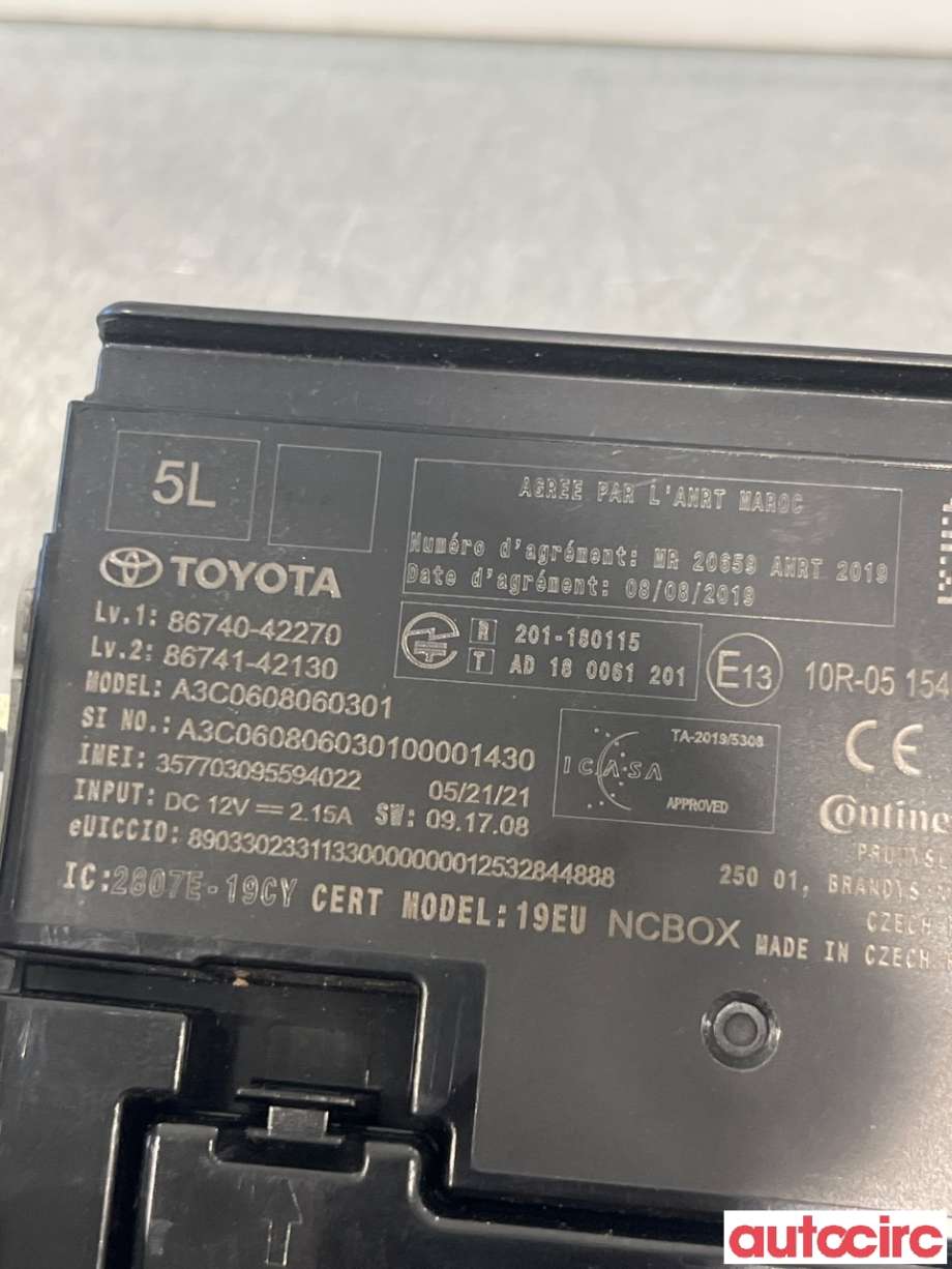 Styreenhet diverse til Suzuki Across 2020-->>  (SUZUKI|T8674-04227||86740-42270)