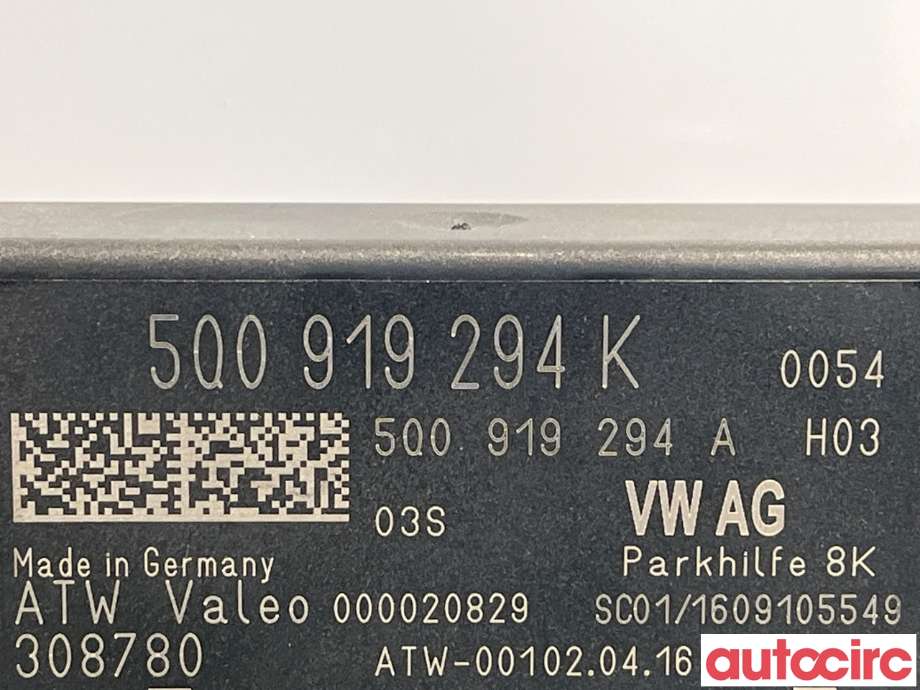 Styreenhet parkering til VW e-Golf 2014-2017 (Fase 1)  (VOLKSWAGEN|5Q0919294K|308780)