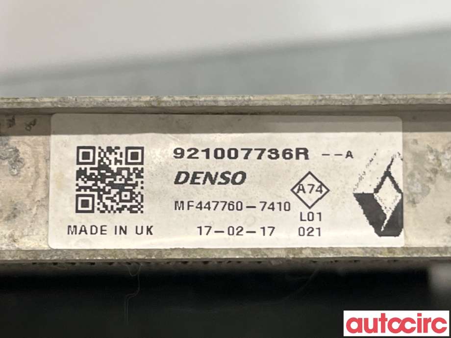 Aircondition radiator til Renault Zoe 2013-2019 (Fase 1)  (RENAULT|921007736R|447760-7410)