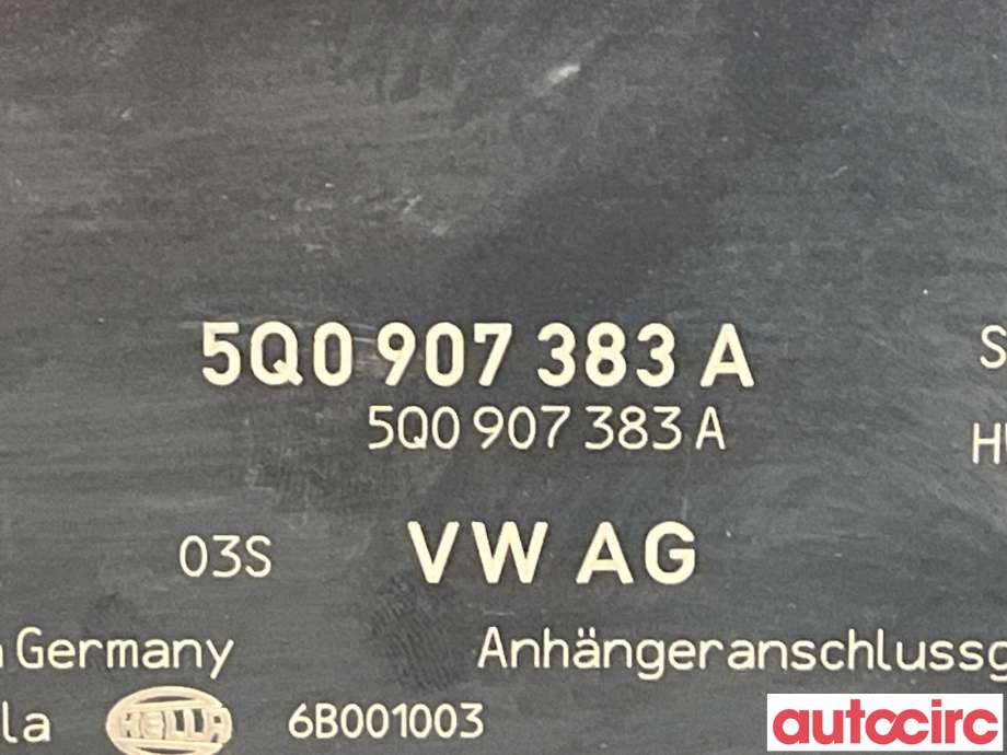 Styreenhet hengerfeste til VW Golf VII 2012-2017 (Fase 1)  (VOLKSWAGEN|5Q0907383A)
