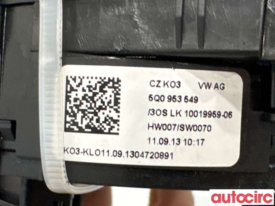 Airbag slepering til VW Golf VII 2012-2017 (Fase 1)  (VOLKSWAGEN|5Q0953549|10019959-06)