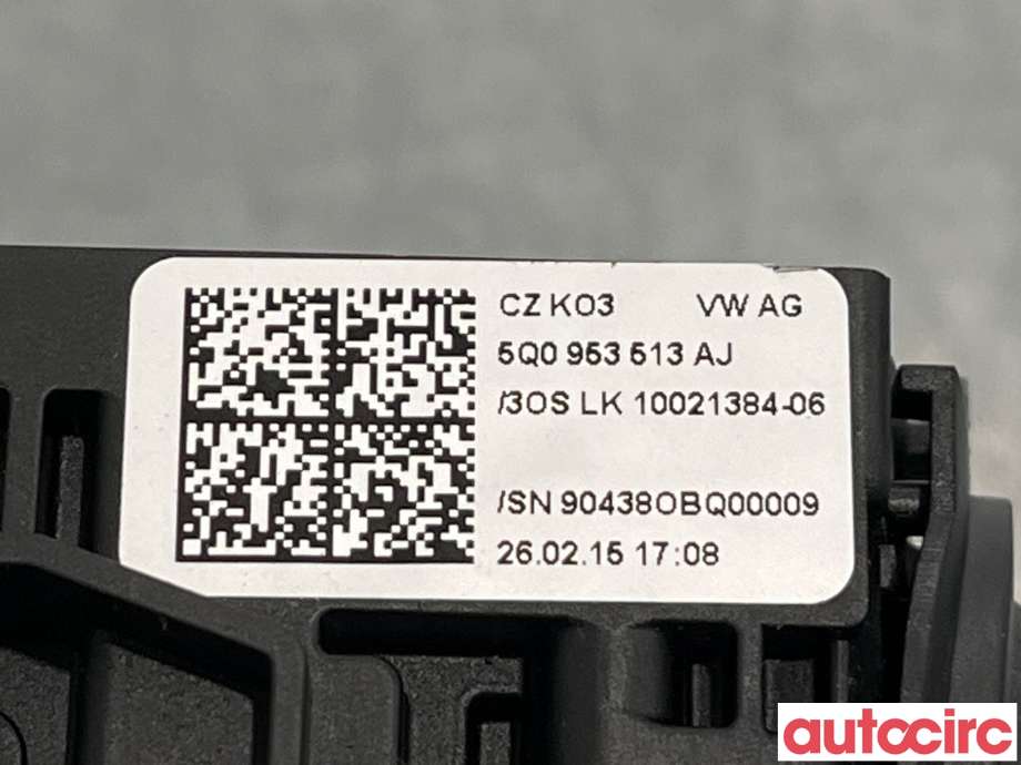Bryter combi til VW e-Golf 2014-2017 (Fase 1) (VOLKSWAGEN|5Q0953513AJ)