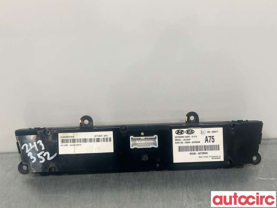 Bilstereo til Kia Optima 2017-2020  (KIA|96540A8750||96540-A8750WK)
