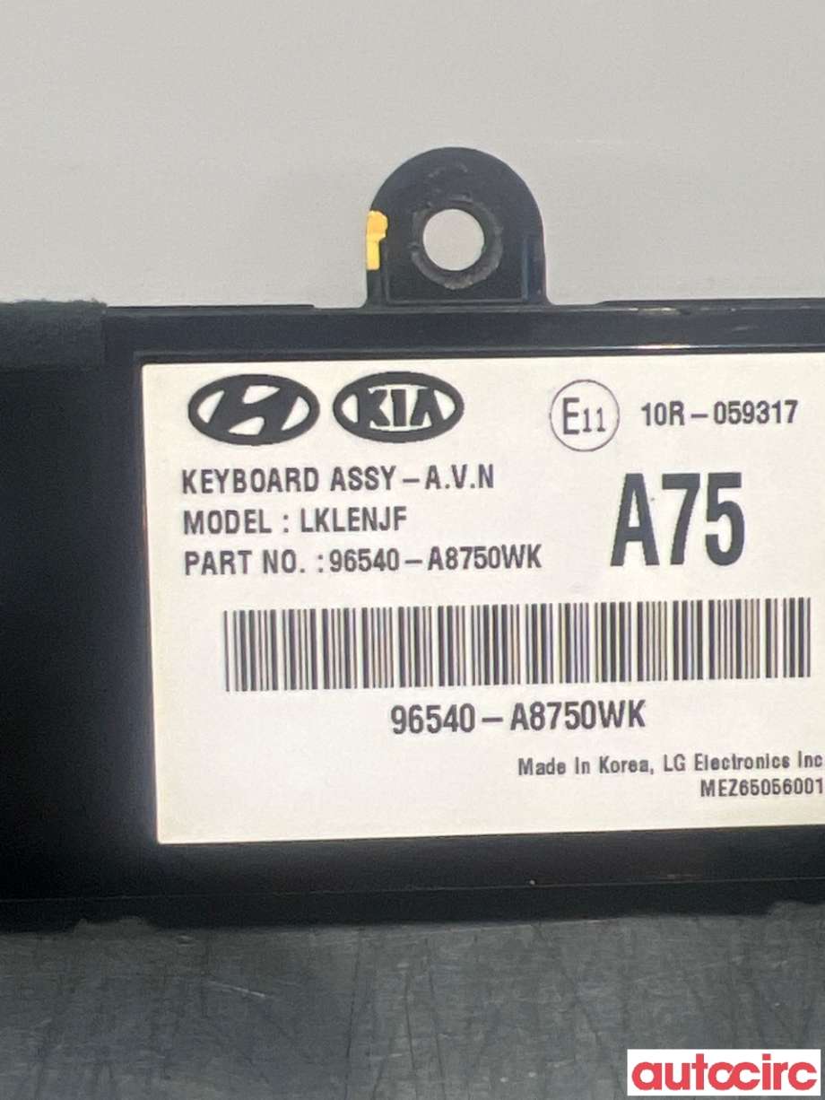 Bilstereo til Kia Optima 2017-2020  (KIA|96540A8750||96540-A8750WK)
