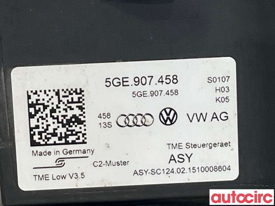 Styreenhet diverse til VW e-Golf 2014-2017 (Fase 1)  (VOLKSWAGEN|5GE907458C|5GE907458)