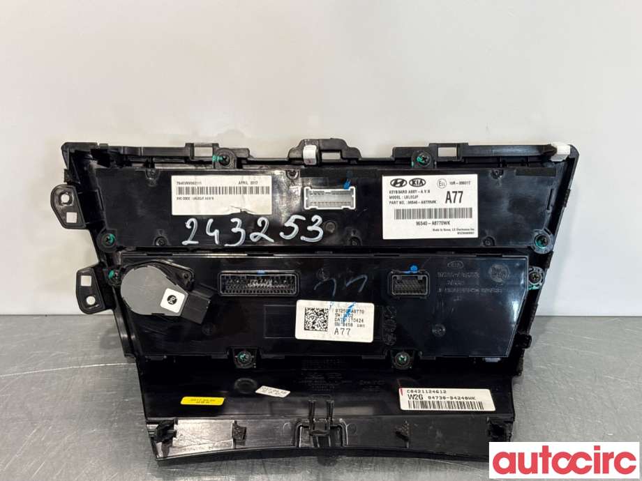 Varmeapparat betjening til Kia Optima 2017-2020  (KIA|97250A8770WK||97250-A8770)