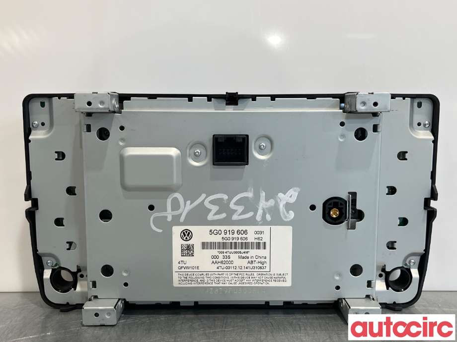Multimedia display (MCU - Media Controller Unit) til VW e-Golf 2014-2017 (Fase 1)  (VOLKSWAGEN|5G0919606)