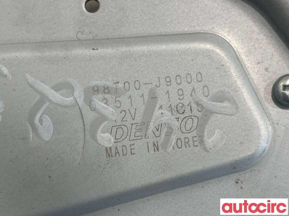 Viskermotor bakrute til Hyundai Kona 2017-2021 (Type I, Fase 1)  (HYUNDAI|98700J9000|035111940)