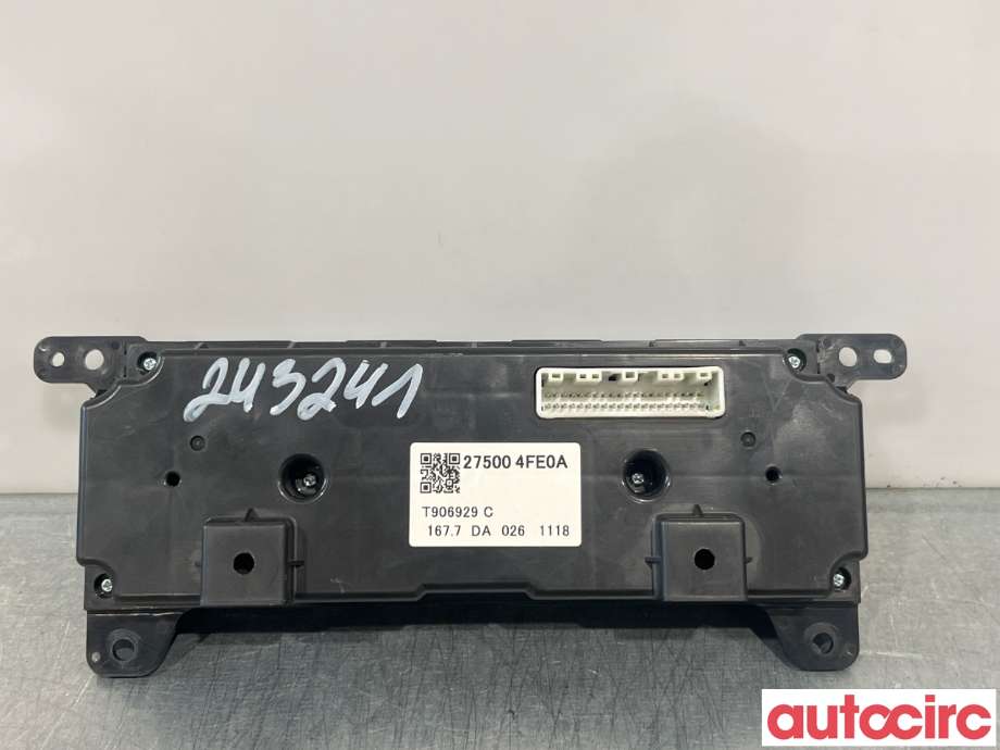 Varmeapparat betjening til Nissan NV200 2010-2019  (NISSAN|275004FE0A|)