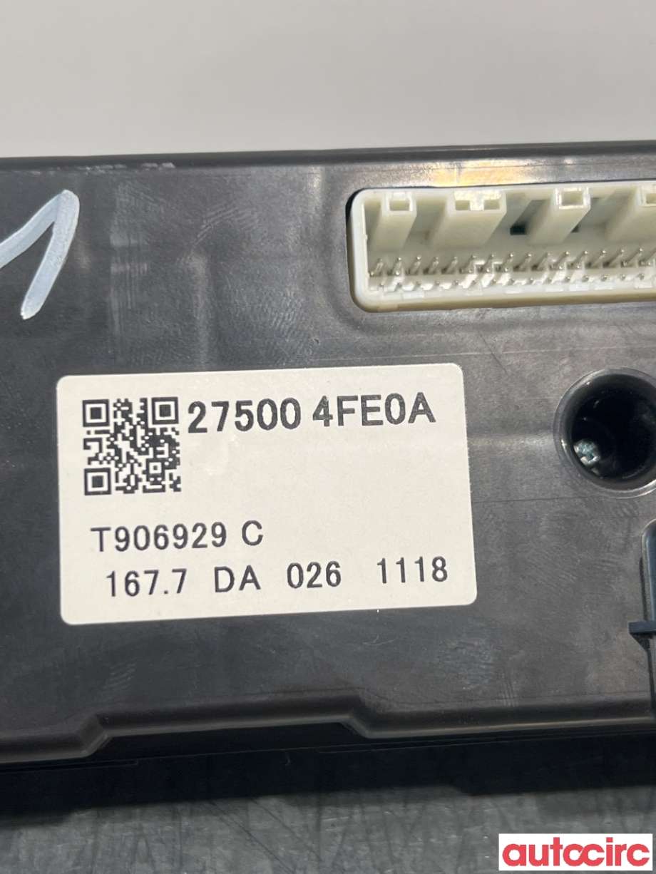 Varmeapparat betjening til Nissan NV200 2010-2019  (NISSAN|275004FE0A|)