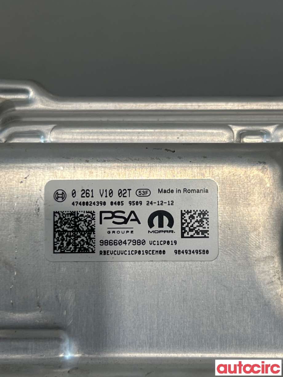 Styreenhet diverse til Opel Mokka E 2020-->> (Type II) (OPEL|1691500180|0261V1002T|9866047980)