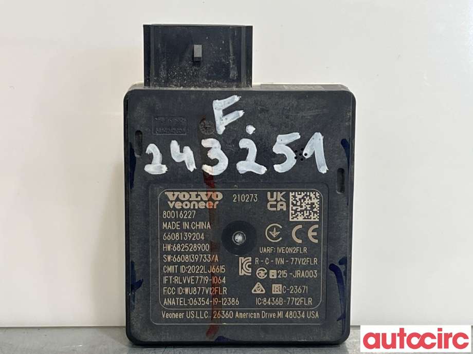 Sensor radar til Volvo EX30 2023-->>  (VOLVO|80016227)
