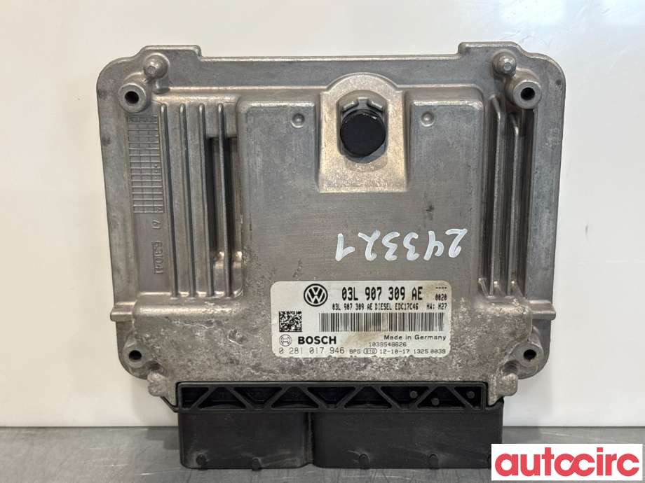 Styreenhet motor til VW Tiguan 2011-2016 (Type I, Fase 2) (VOLKSWAGEN|03L906018FQ|0281017946|03L907309AE)
