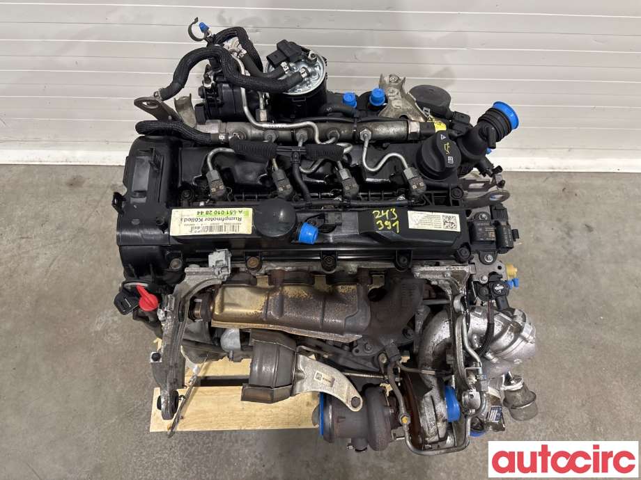 Motor diesel til Mercedes E-Klasse 2009-2013 (Fase 1) (W212) (W212) (MERCEDES|A6510104100|OM651924|)