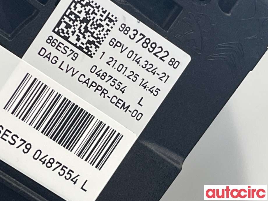 Pedal gass til Opel Mokka E 2020-->> (Type II)  (OPEL|9837892280)