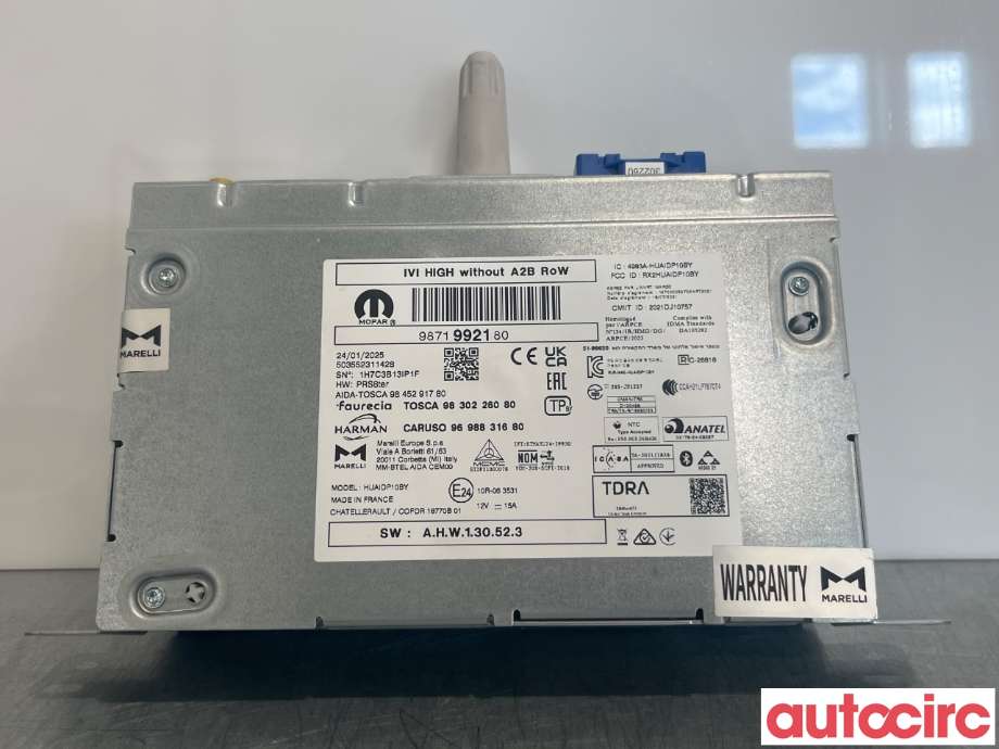 Bilstereo til Opel Mokka E, 2020-->> (Type II)  (OPEL|6505310880)