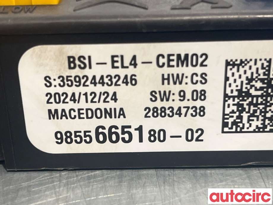 Sikringsboks til Opel Mokka E 2020-->> (Type II) (OPEL|1696918780|9855665180)