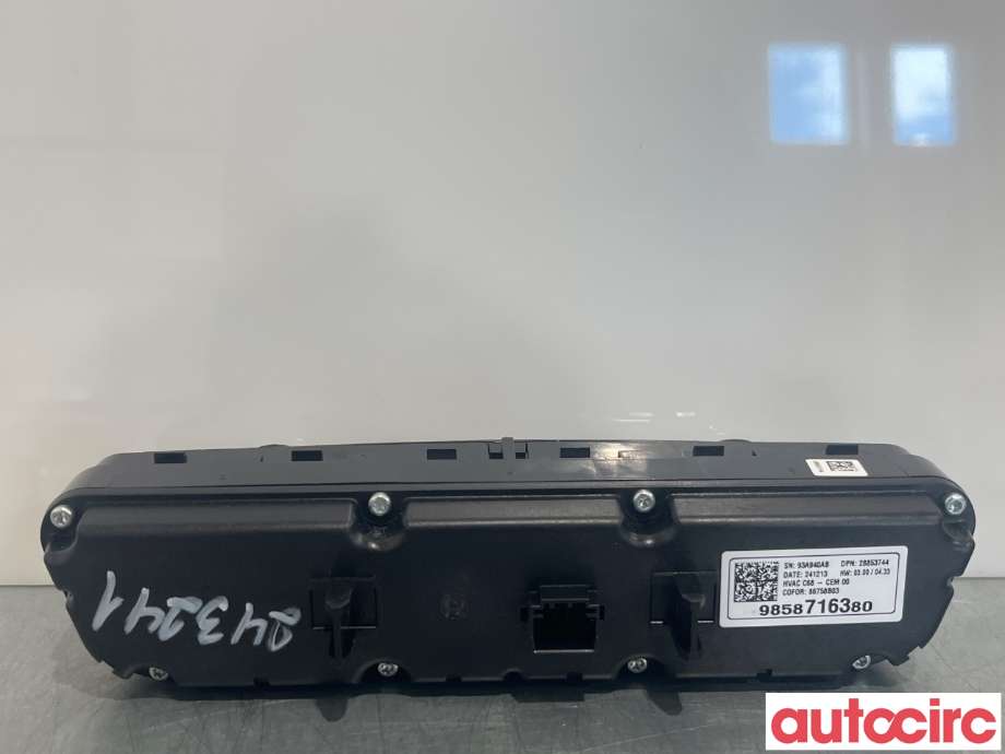 Varmeapparat betjening til Opel Mokka E 2020-->> (Type II)  (OPEL|9842665880)