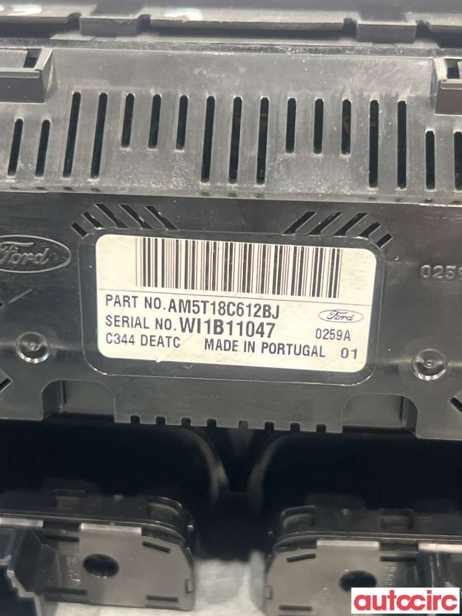 Varmeapparat betjening til Ford C-Max 2010-2015 (Type II, Fase 1)  (FORD|1866943|AM5T18C612BJ)