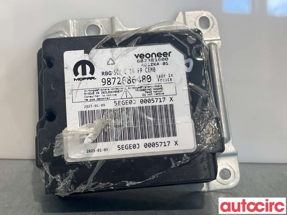 Airbag elektronikk til Opel Mokka E, 2020-->> (Type II)  (OPEL|9872686480)
