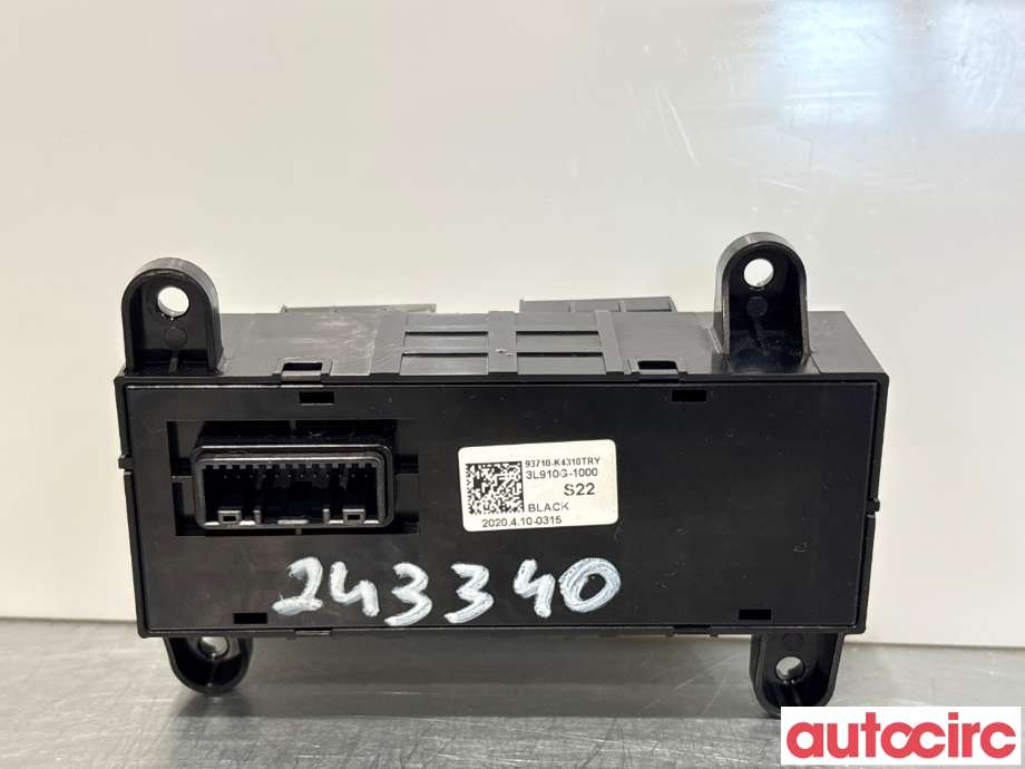 Bryter diverse til Hyundai Kona 2017-2021 (Type I, Fase 1) (HYUNDAI|93710K4310TRY|3L910G-1000|93710-K4310TRY)