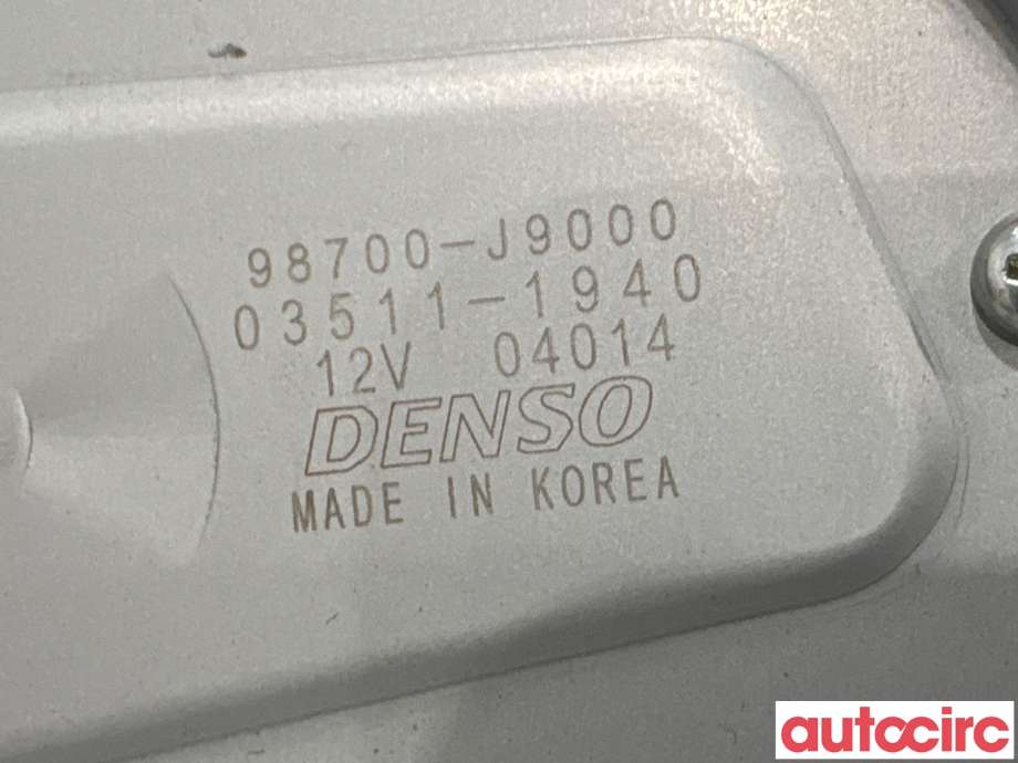 Viskermotor bakrute til Hyundai Kona 2017-2021 (Type I, Fase 1) (HYUNDAI|98700J9000|03511-1940|98700-J9000)