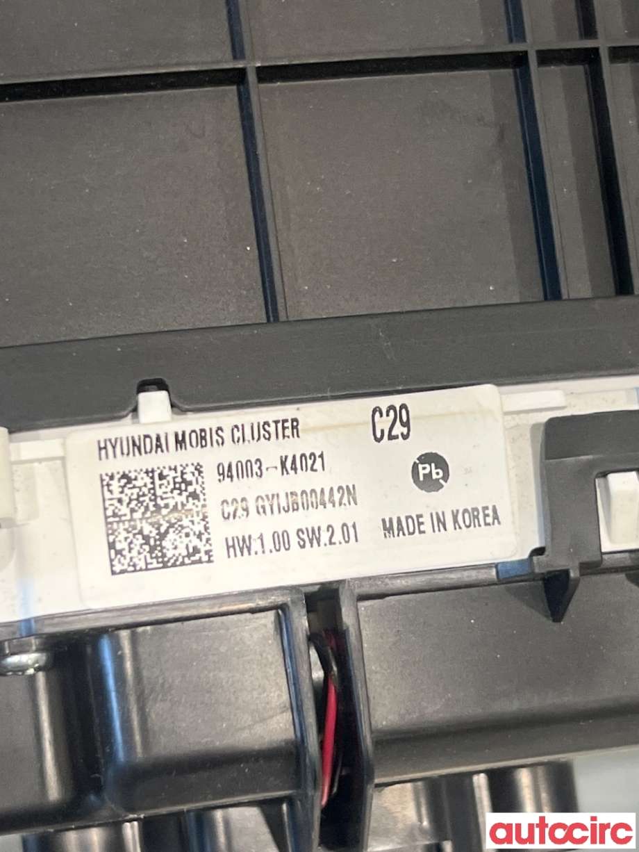 Instrumentpanel til Hyundai Kona 2017-2021 (Type I, Fase 1)  (HYUNDAI|94003K4021)